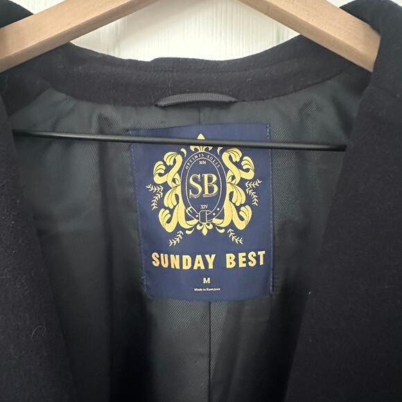 Sunday best aritzia navy coat - Picture 4 of 5